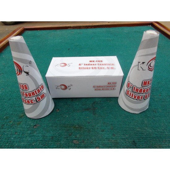 6 inç 60 Saniye İç Mekan Silver Volkan